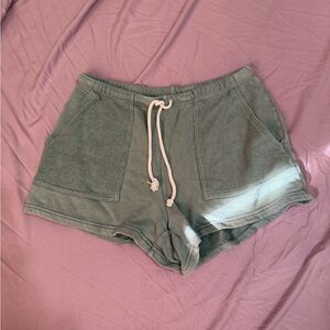 Aerie Sage Green Athletic Shorts